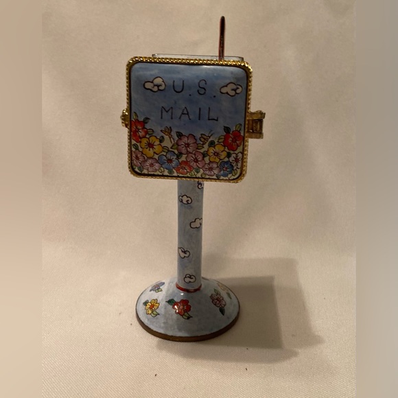 Empress Arts Office Empress Arts Trinket Box Hinged Mailbox On Post